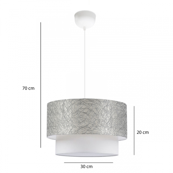 Homing Single Pendant Lamp Chandelier Silver Thread AYD-1122