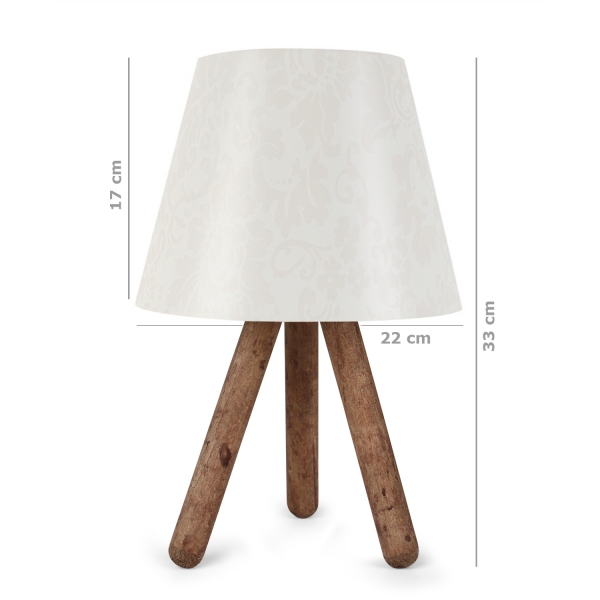 Homing Design Wooden Tripod Lampshade AYD-1221