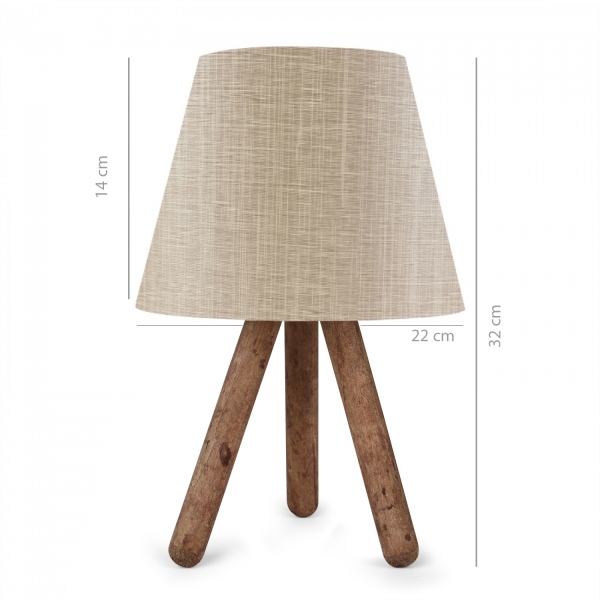 Homing Design Wooden Tripod Lampshade AYD-1260