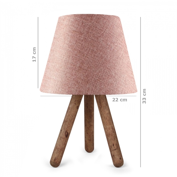 Homing Design Luce Three-Legged Wooden Lampshade AYD-1279