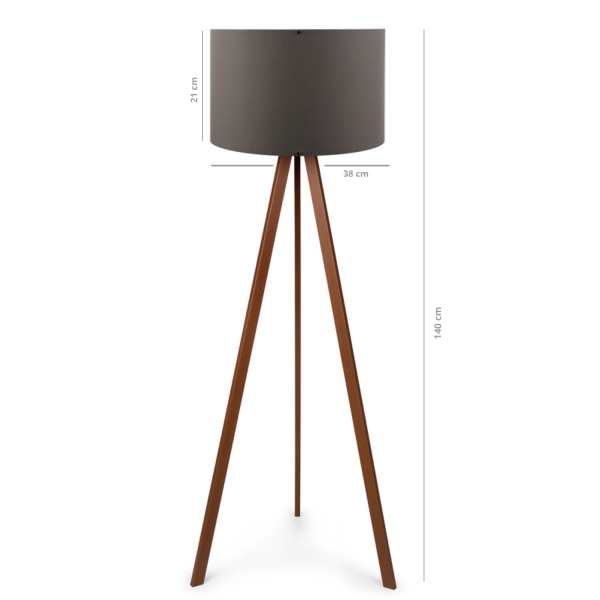 Homing Practical Wooden Three-Legged Floor Lamp AYD-1525