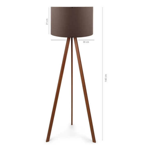 Homing Practical Wooden Tripod Floor Lamp AYD-1526