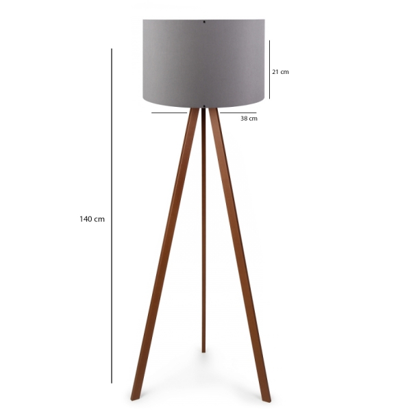 Homing Practical Wooden Three-Legged Floor Lamp AYD-1529