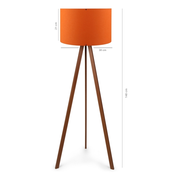 Homing Practical Wooden Tripod Floor Lamp AYD-1532