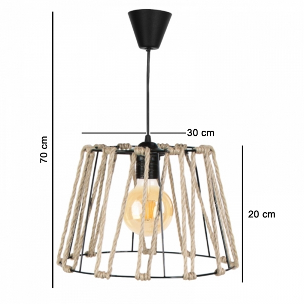 Homing Cabo Otantik Halatlı Avize AYD-499