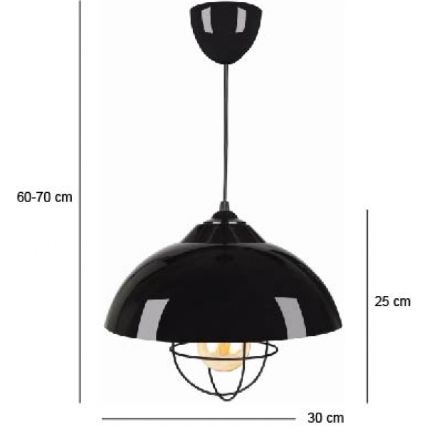 Homing Industrial Pendant Chandelier Black AYD-1868