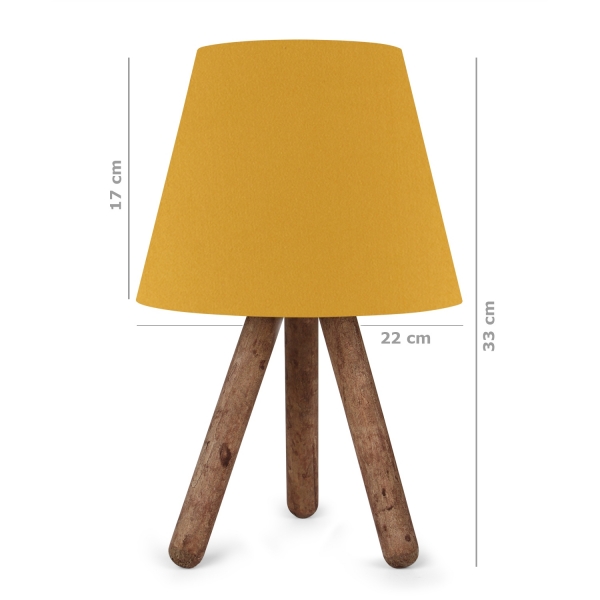 Homing Practical Wooden Tripod Lampshade AYD-1969