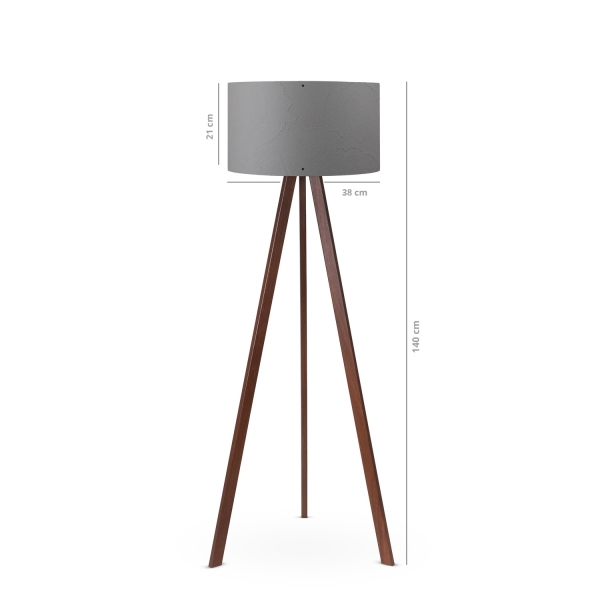 Homing Practical Wooden Tripod Floor Lamp AYD-2194