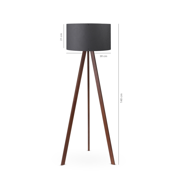 Homing Practical Wooden Tripod Floor Lamp AYD-2195