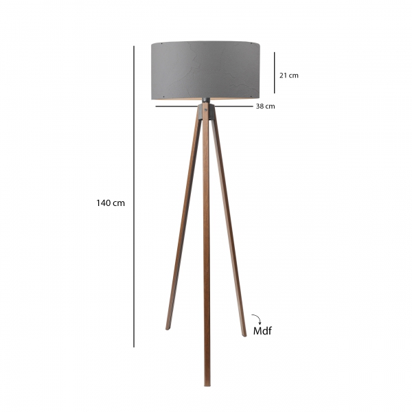 Homing Wooden Three-Legged Floor Lamp AYD-2210