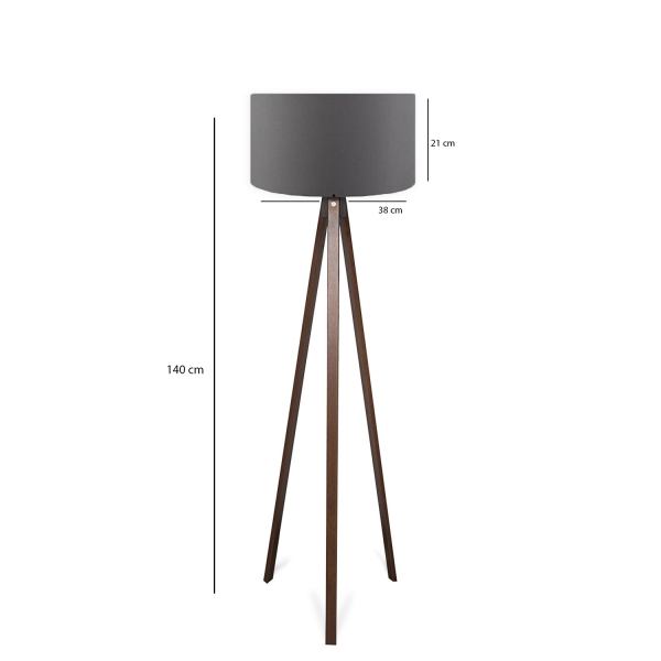 Homing Wooden Three-Legged Floor Lamp AYD-2223