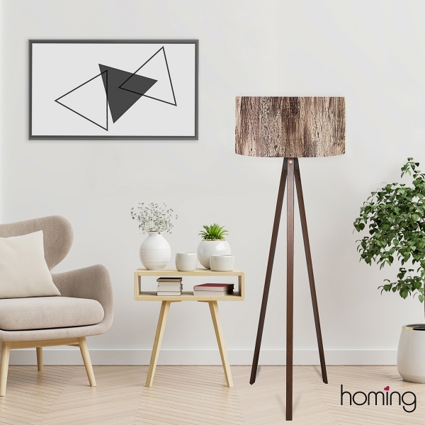 Homing Wooden Tripod Floor Lamp AYD-2225