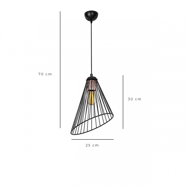 Homing Lila Metal Pendant AYD-2245