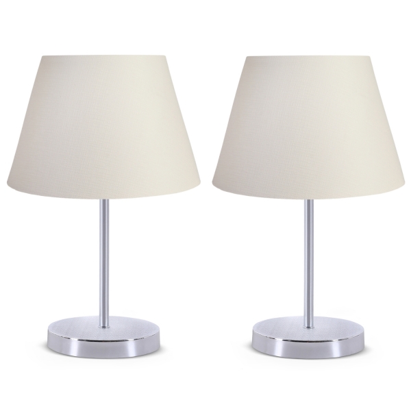 Homing Lara Chrome Body 2 Lampshade Set AYD-2344