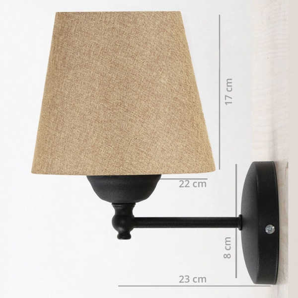 Homing Viva Sconce Light Brown AYD-2538