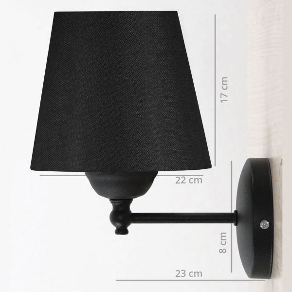 Homing Viva Sconce Black AYD-2539