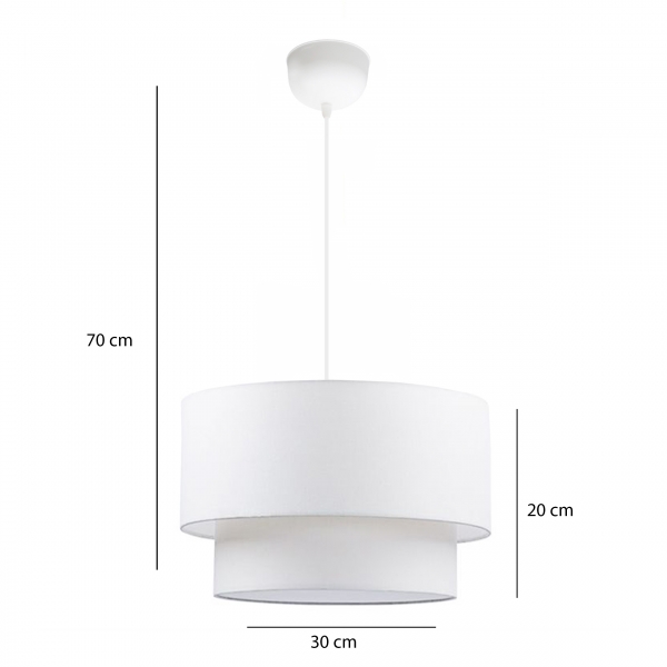 Homing Pendant Lamp White Chandelier AYD-2563