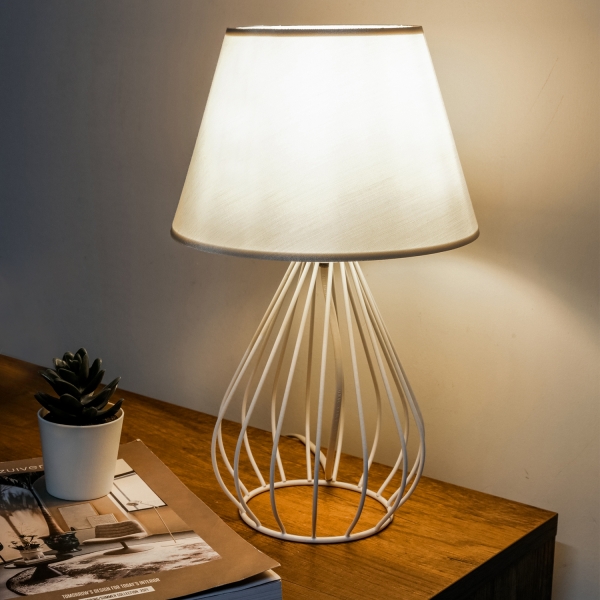 Homing Metal Body Cream Color Lampshade AYD-2582