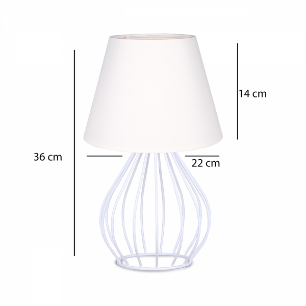 Homing Metal Body Cream Color Lampshade AYD-2582