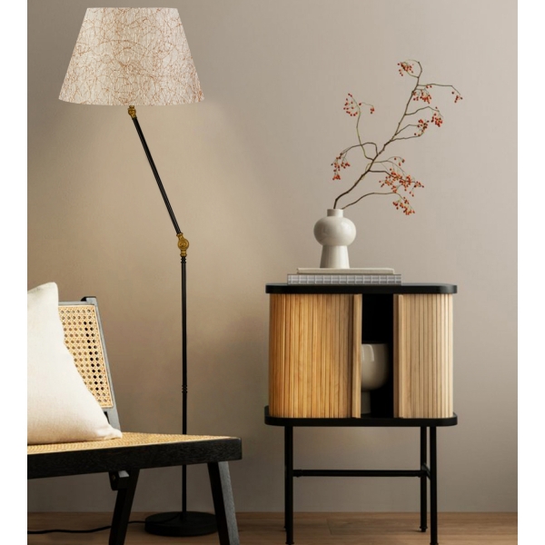 Homing Gold Rope Fabric Moving Body Floor Lamp AYD-2630