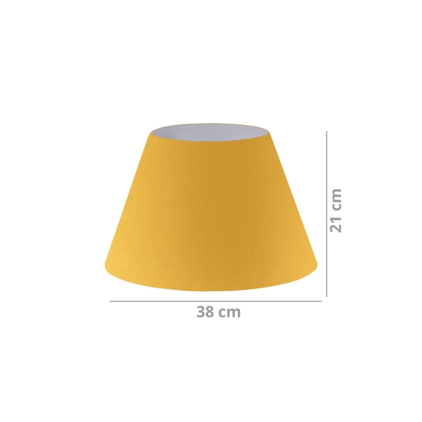 Homing Practical Mustard Yellow Fabric Floor Lamp Head AYD-2634