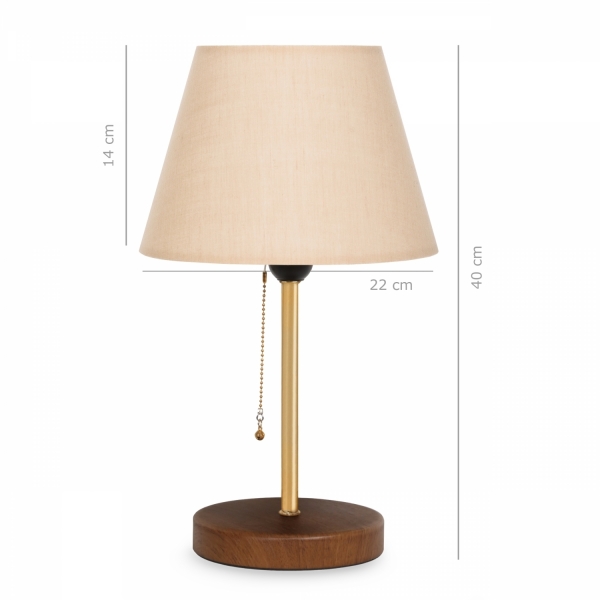 Homing Sera Wooden Leg Lampshade AYD-2647