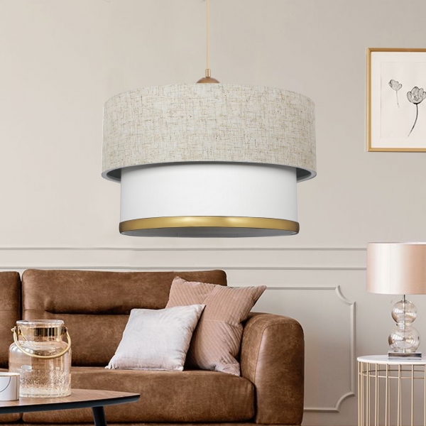 Homing Cream Marbled Pendant Lamp AYD-2871