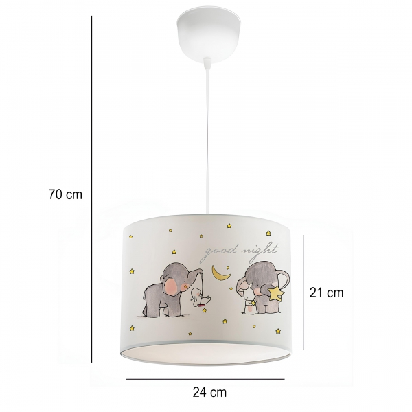 Homing Kids Fabric Children's Room Pendant AYD-2879