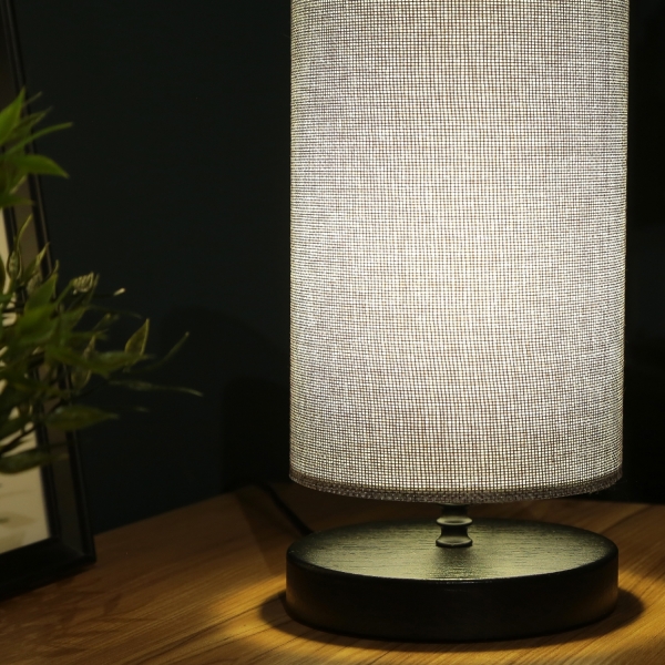 Homing Gray Fabric Modern Lampshade AYD-2898