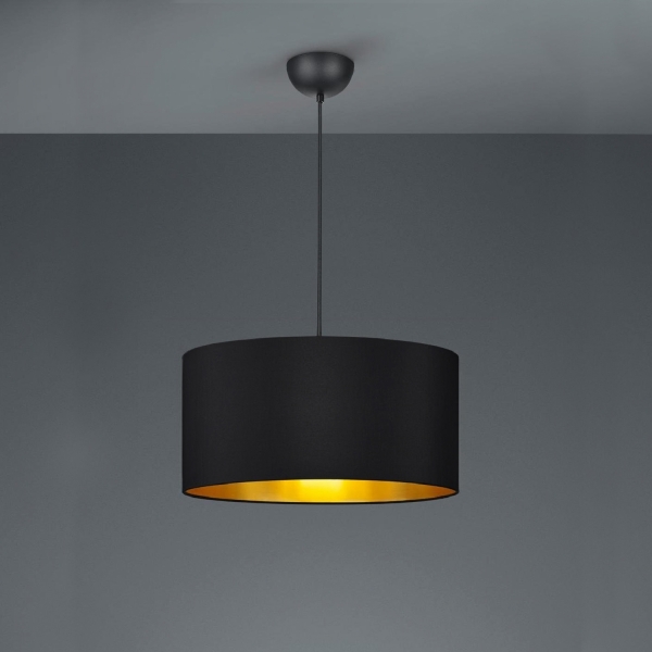 Homing Exclusive Black Fabric 38 cm Chandelier AYD-2907