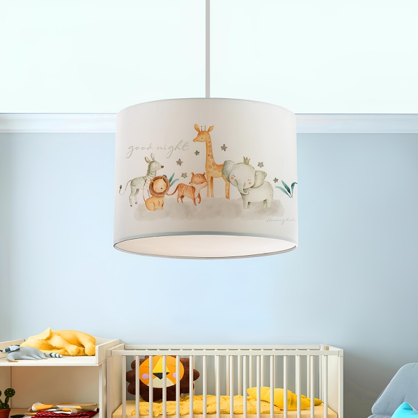 Homing Kids Fabric Children's Room Pendant Lamp AYD-2918