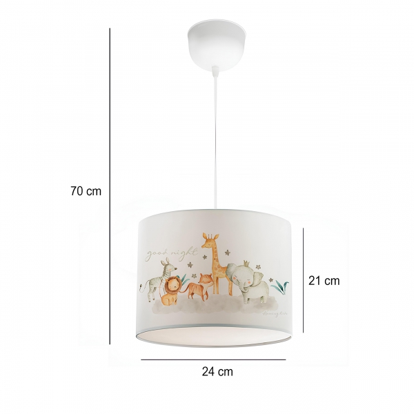 Homing Kids Fabric Children's Room Pendant Lamp AYD-2918