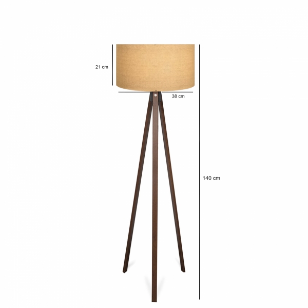 Homing Tripod Mink Color Head Floor Lamp AYD-2938