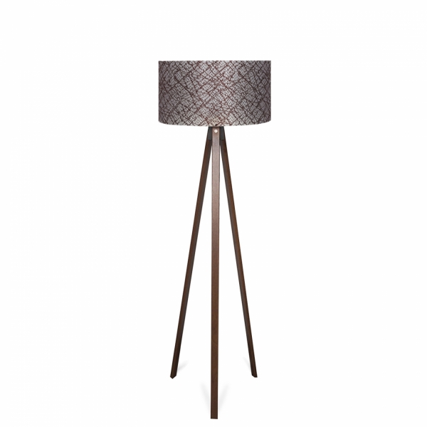 Homing Tripod Brown Lace Head Floor Lamp AYD-2951