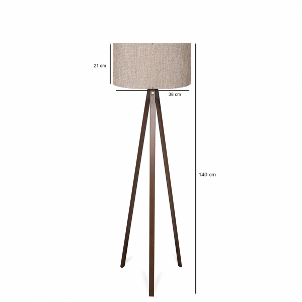 Homing Tripod Sand Beige Floor Lamp AYD-2954