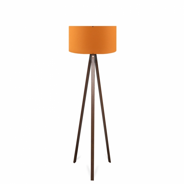 Homing Tripod Orange Fabric Floor Lamp AYD-2956