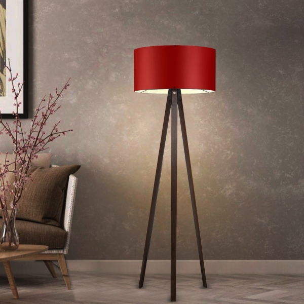 Homing Tripod Red Hood Floor Lamp AYD-2964