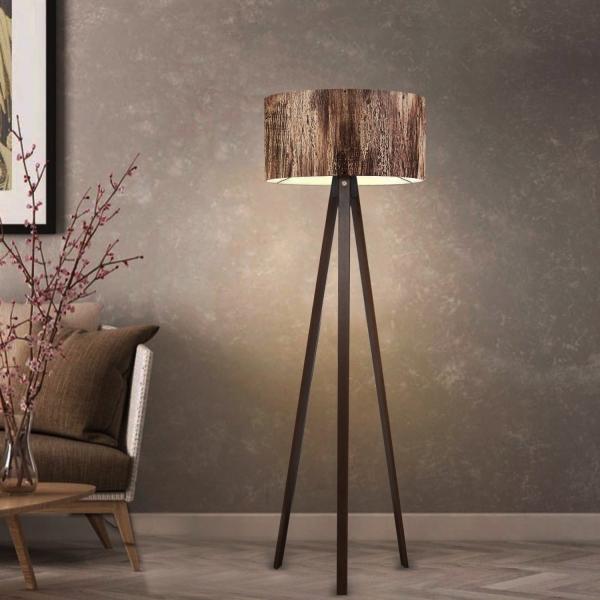 Homing Tripod Patterned Floor Lamp AYD-2965