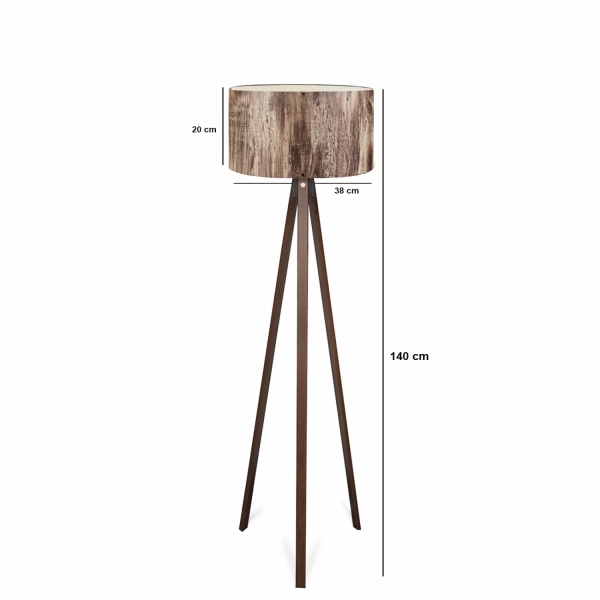 Homing Tripod Patterned Floor Lamp AYD-2965