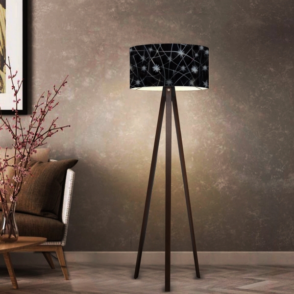 Homing Tripod Black Star Pattern Head Floor Lamp AYD-2969