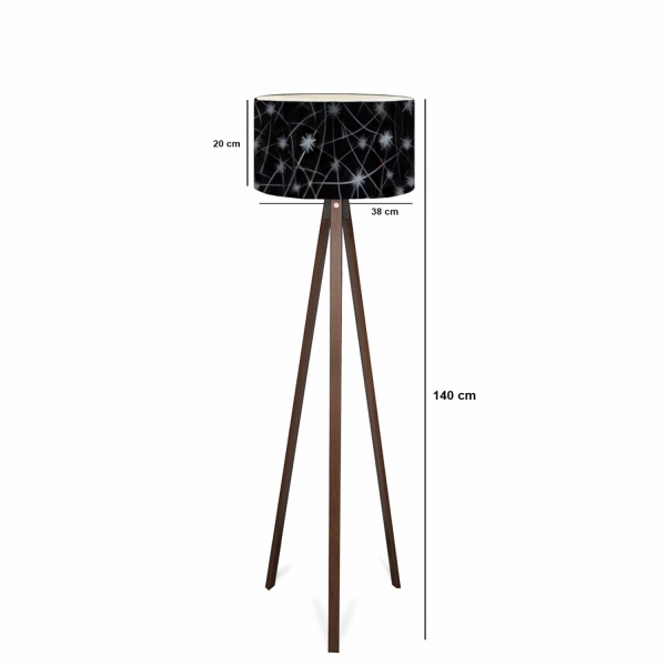 Homing Tripod Black Star Pattern Head Floor Lamp AYD-2969