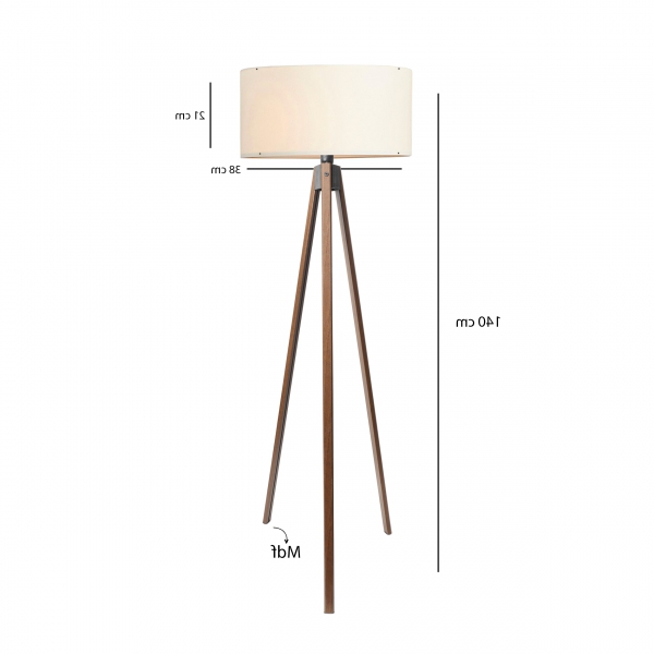 Homing Tripod Cream Head Floor Lamp AYD-2971