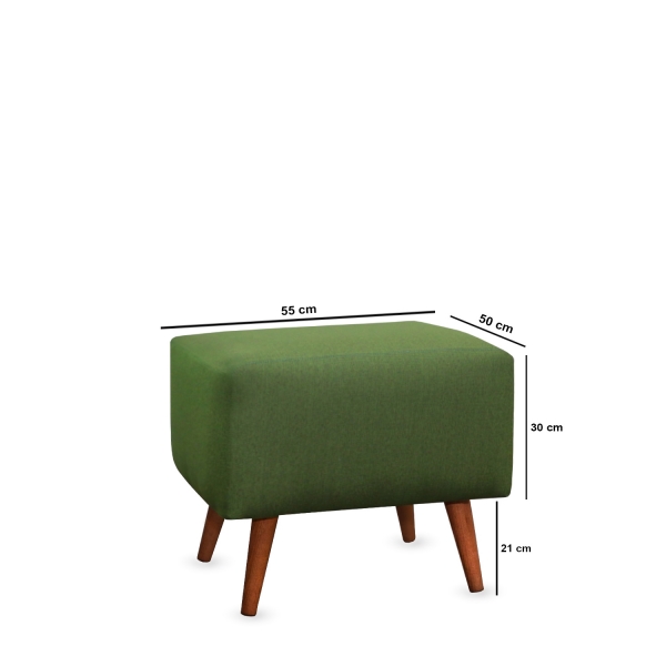 Homing Vinde Modern Pouf Green SEH-4564