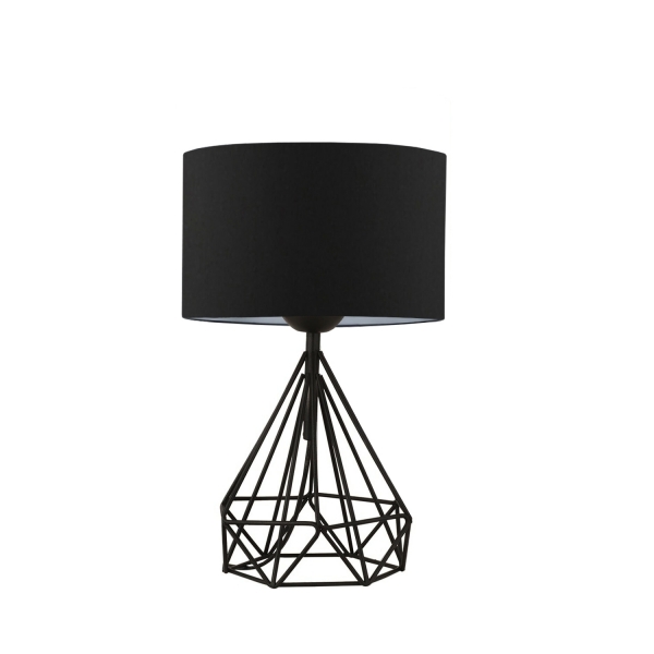 Homing Vienna Black Fabric Cylinder Design Lampshade AYD-2973