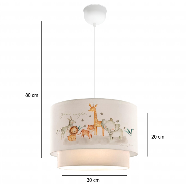 Homing Kids Fabric Cake Pendant Light Children's Room AYD-2992