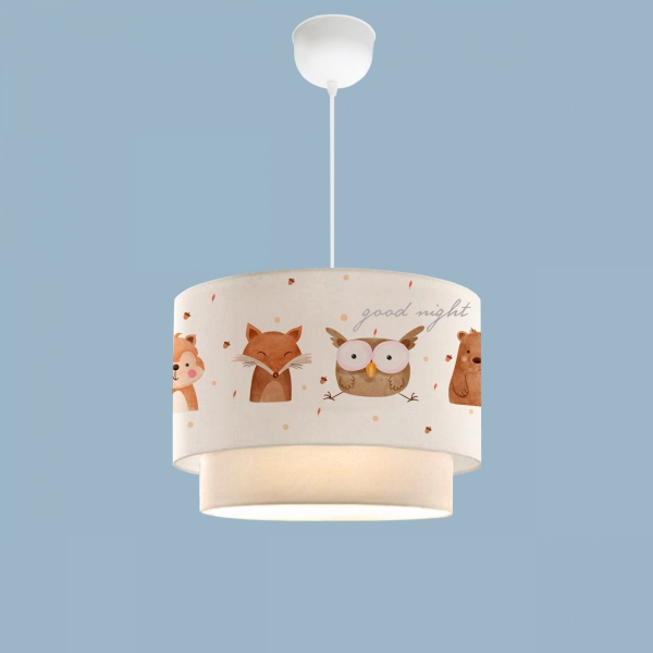 Homing Kids Fabric Children's Room Pendant Lamp AYD-2993