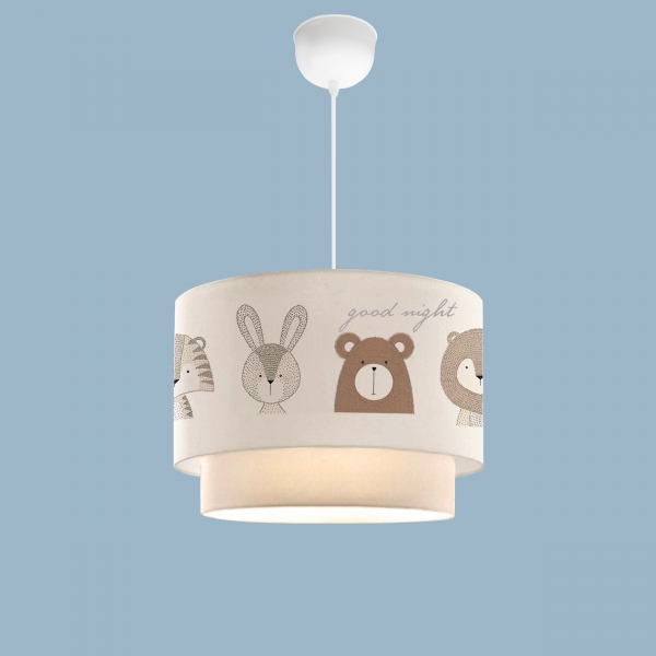 Homing Kids Fabric Cake Pendant Light Children's Room AYD-2995