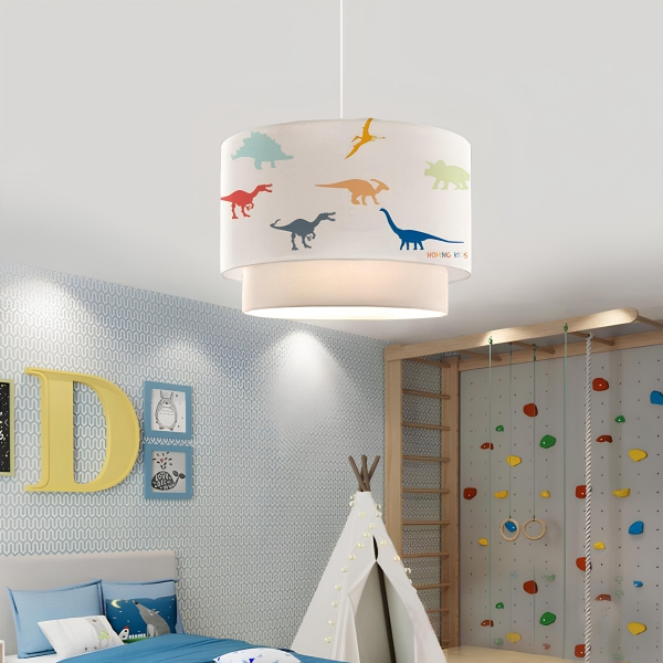 Homing Kids Fabric Cake Pendant Light Children's Room AYD-2996