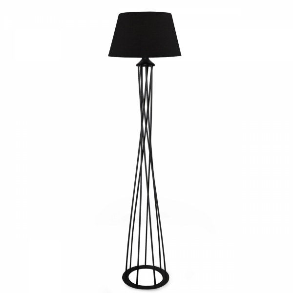 Homing Dora Black Conical Head Metal Floor Lamp AYD-3022