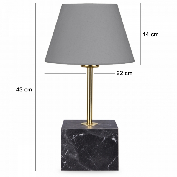 Homing Marble Patterned Fabric Design Lampshade AYD-3026